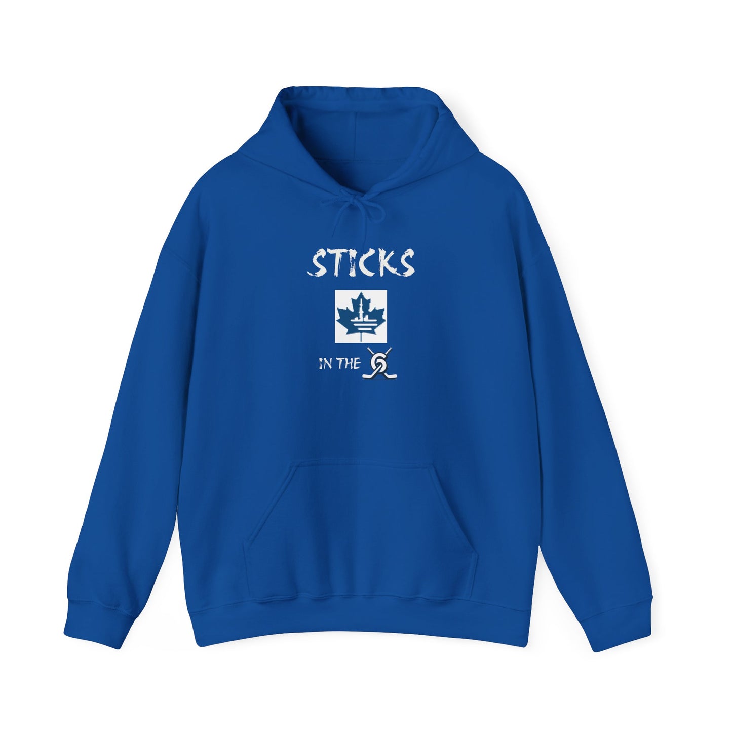 "Sticks in the 6 Blue Leaf"  Hoodie