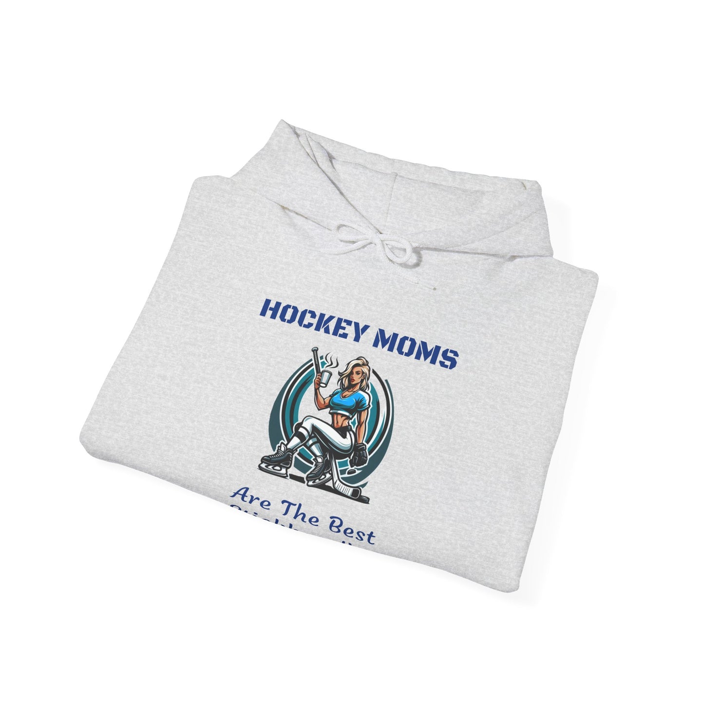 "Hockey Moms" Light Colours Hoodie