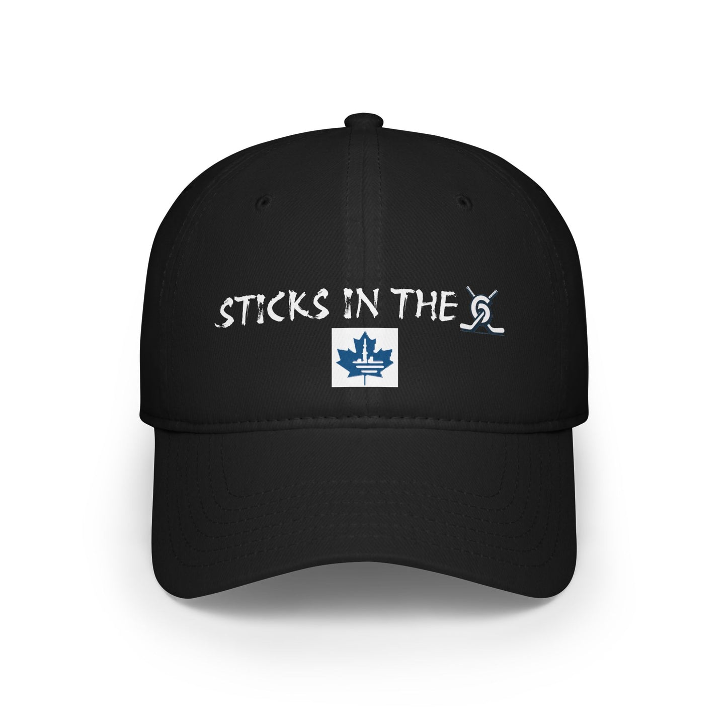 "Sticks in the 6 Blue Leaf" Low Profile Cap