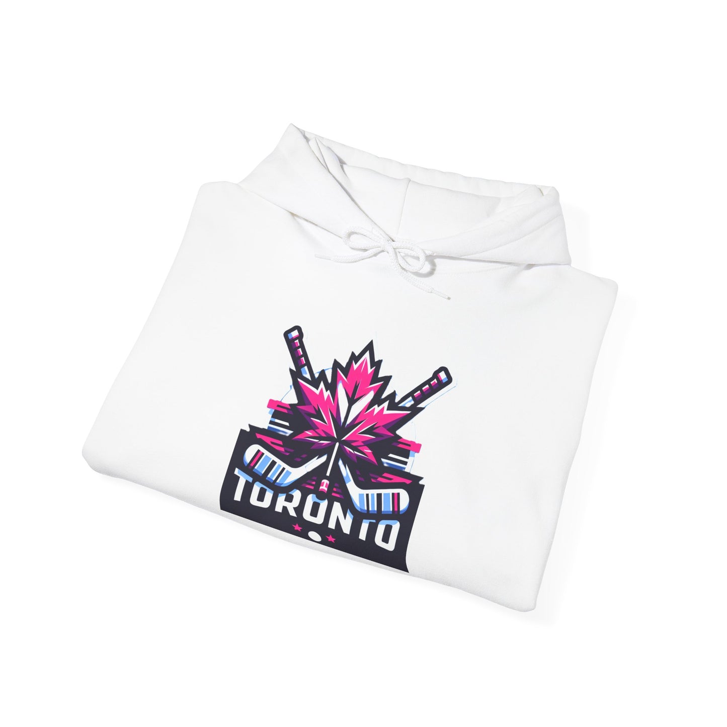 "Pink Leaf Women's Hockey" Hoodie