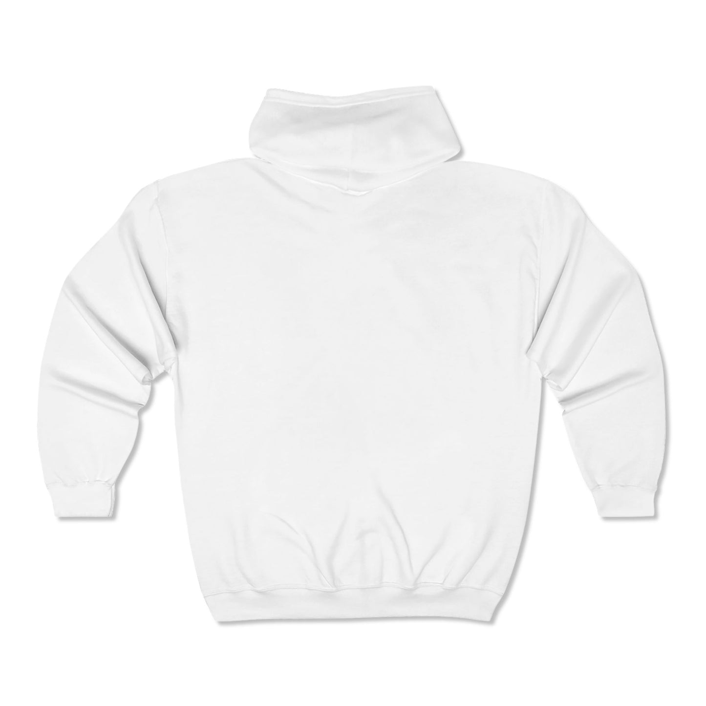 "Hockey Chicks in the 6 in White"   Full Zip Hoodie