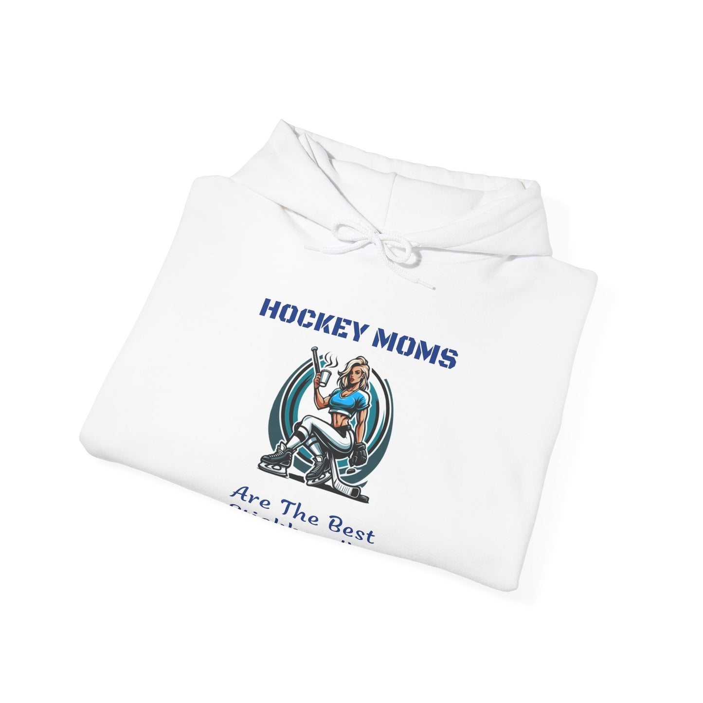 "Hockey Moms" Light Colours Hoodie