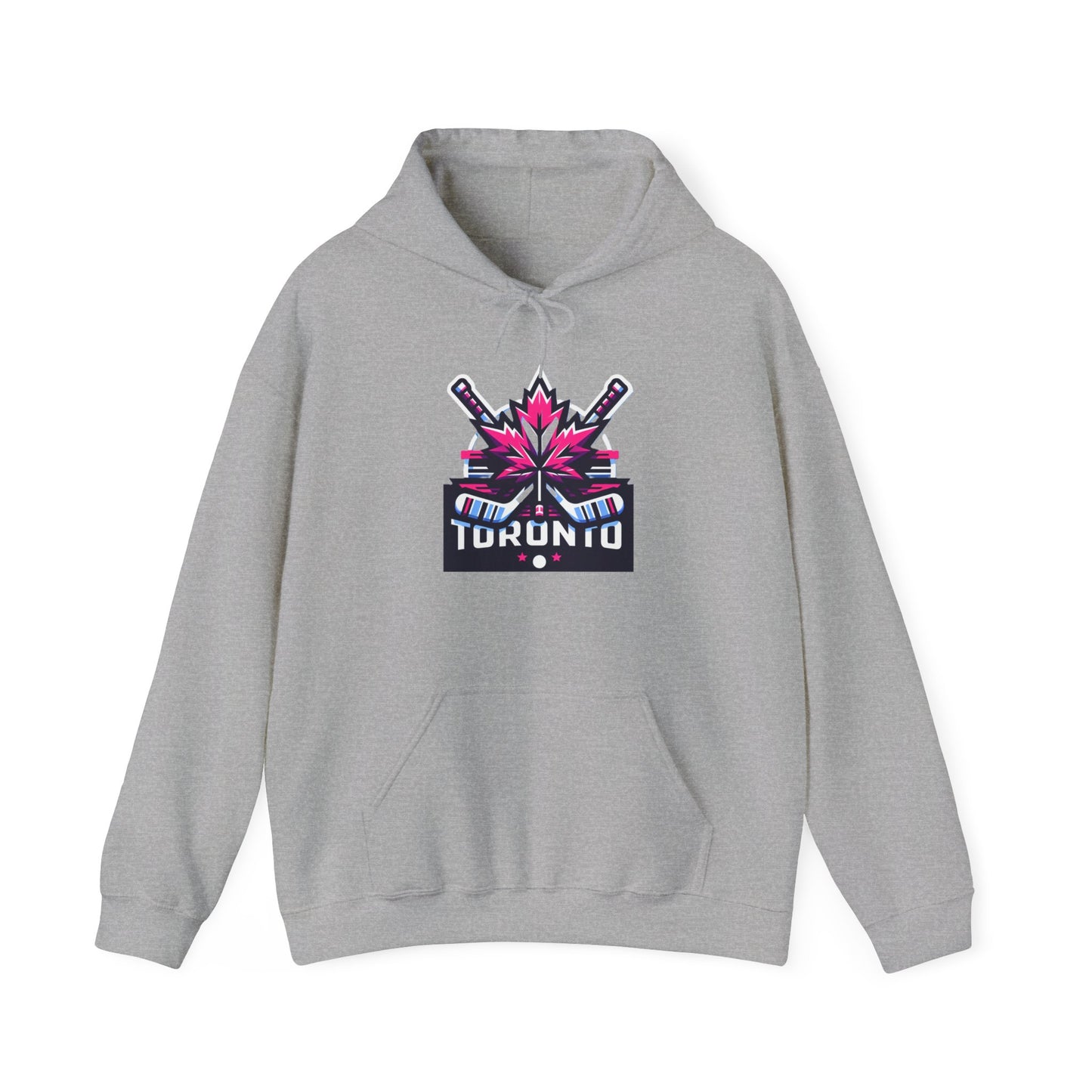 "Pink Leaf Women's Hockey" Hoodie