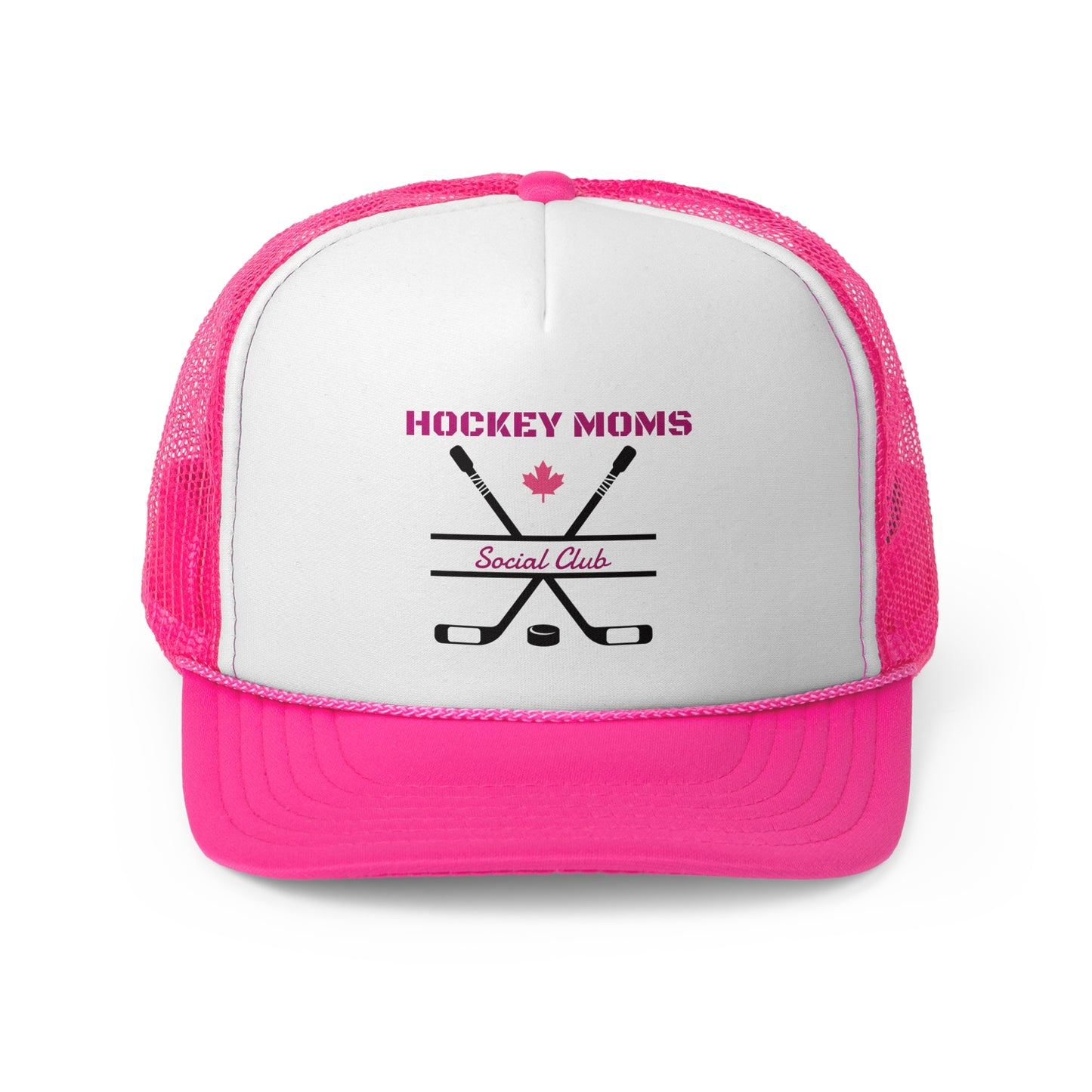 "Hockey Moms Social Club" Truckers Cap