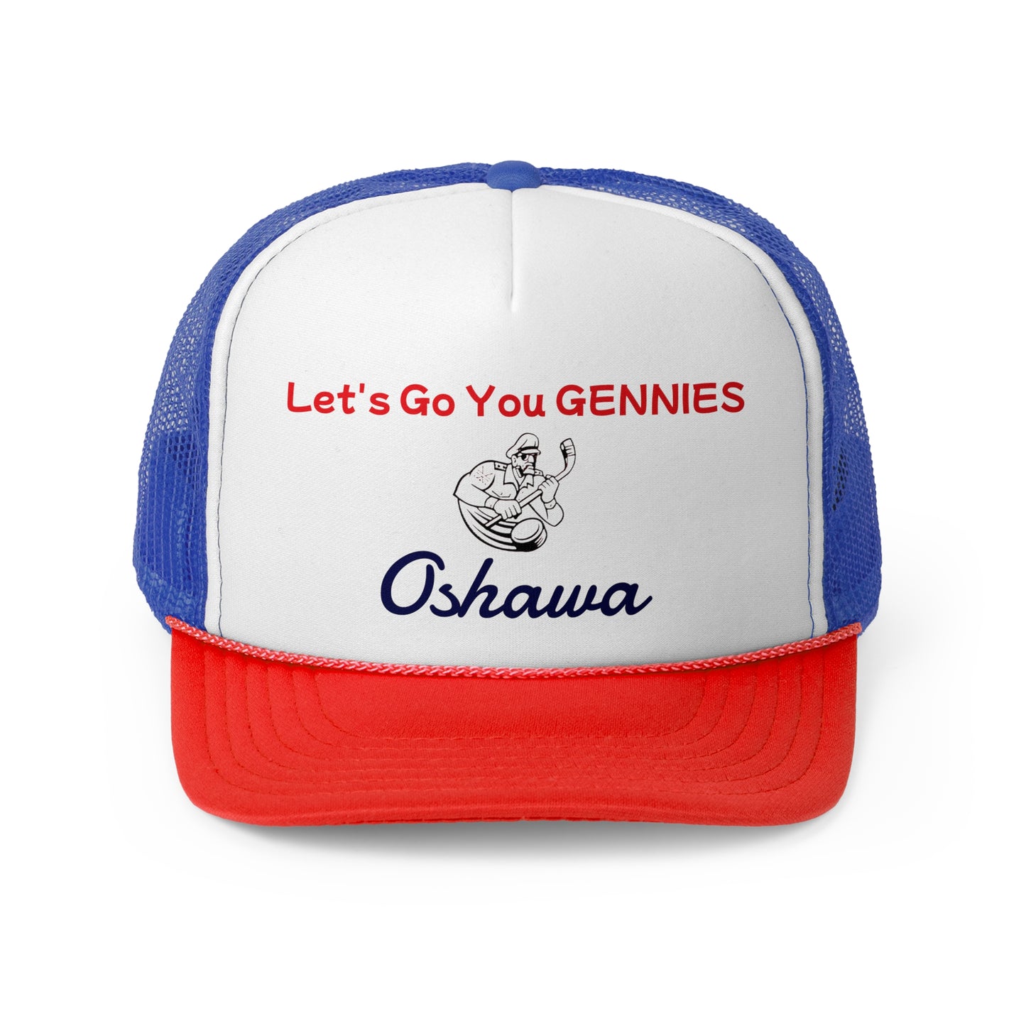 "Oshawa Gennies Throw-Back"  Truckers Hockey Cap