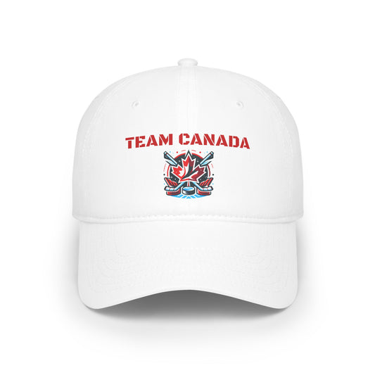 Team Canada White Low Profile Hockey Cap