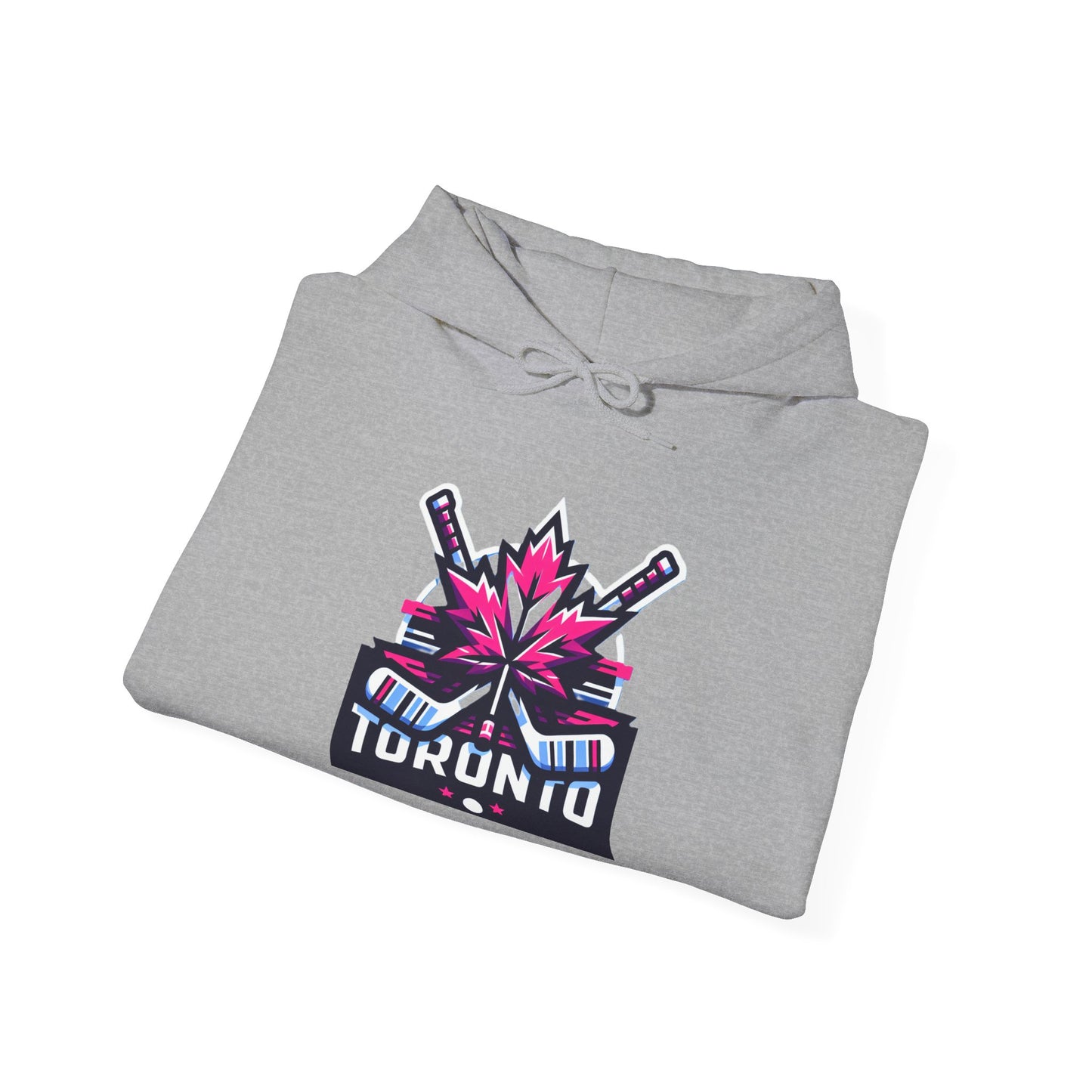 "Pink Leaf Women's Hockey" Hoodie