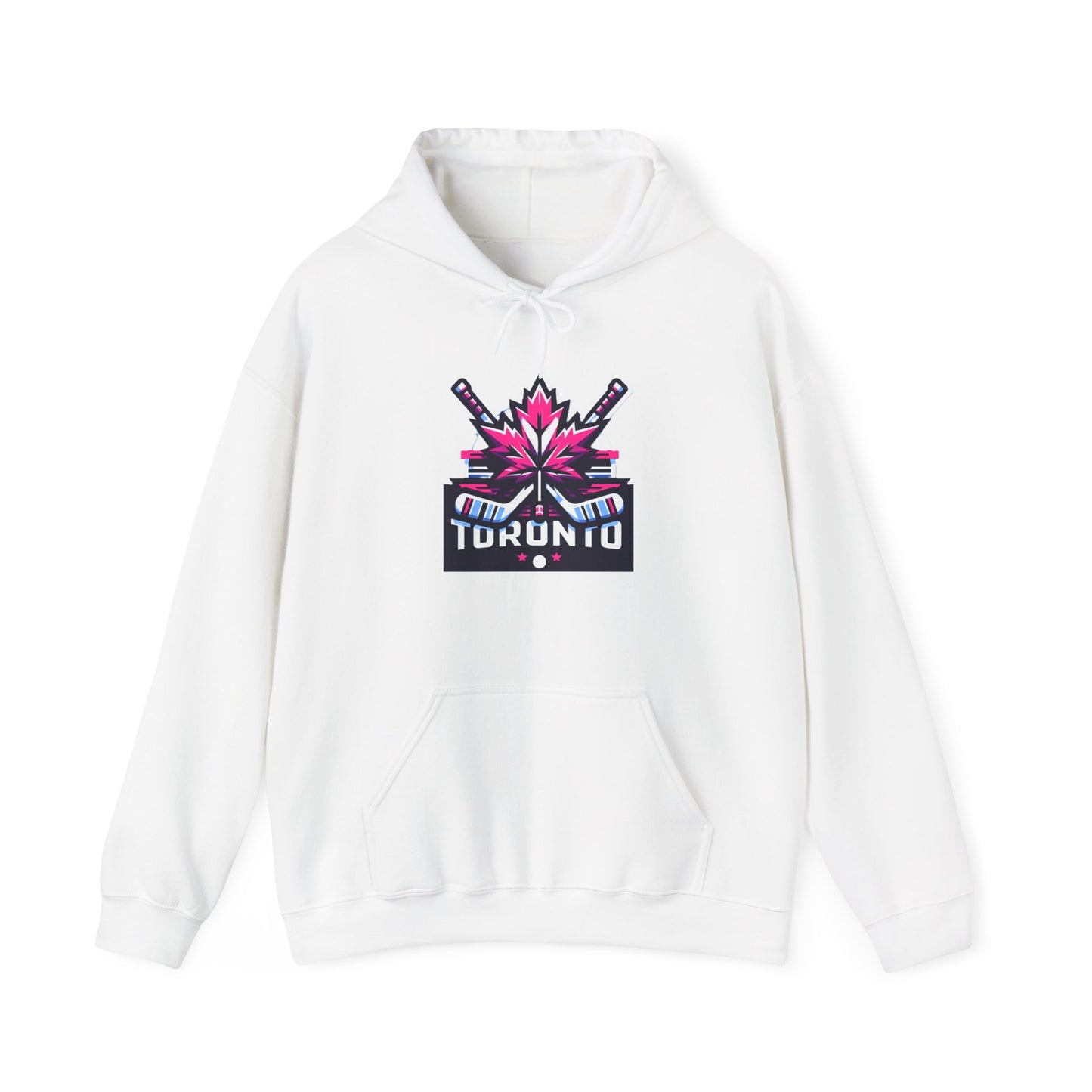 "Pink Leaf Women's Hockey" Hoodie