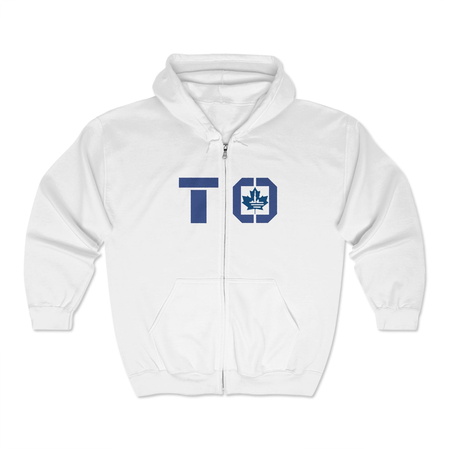 "Special Edition T.O.  White"   Full Zip Hoodie