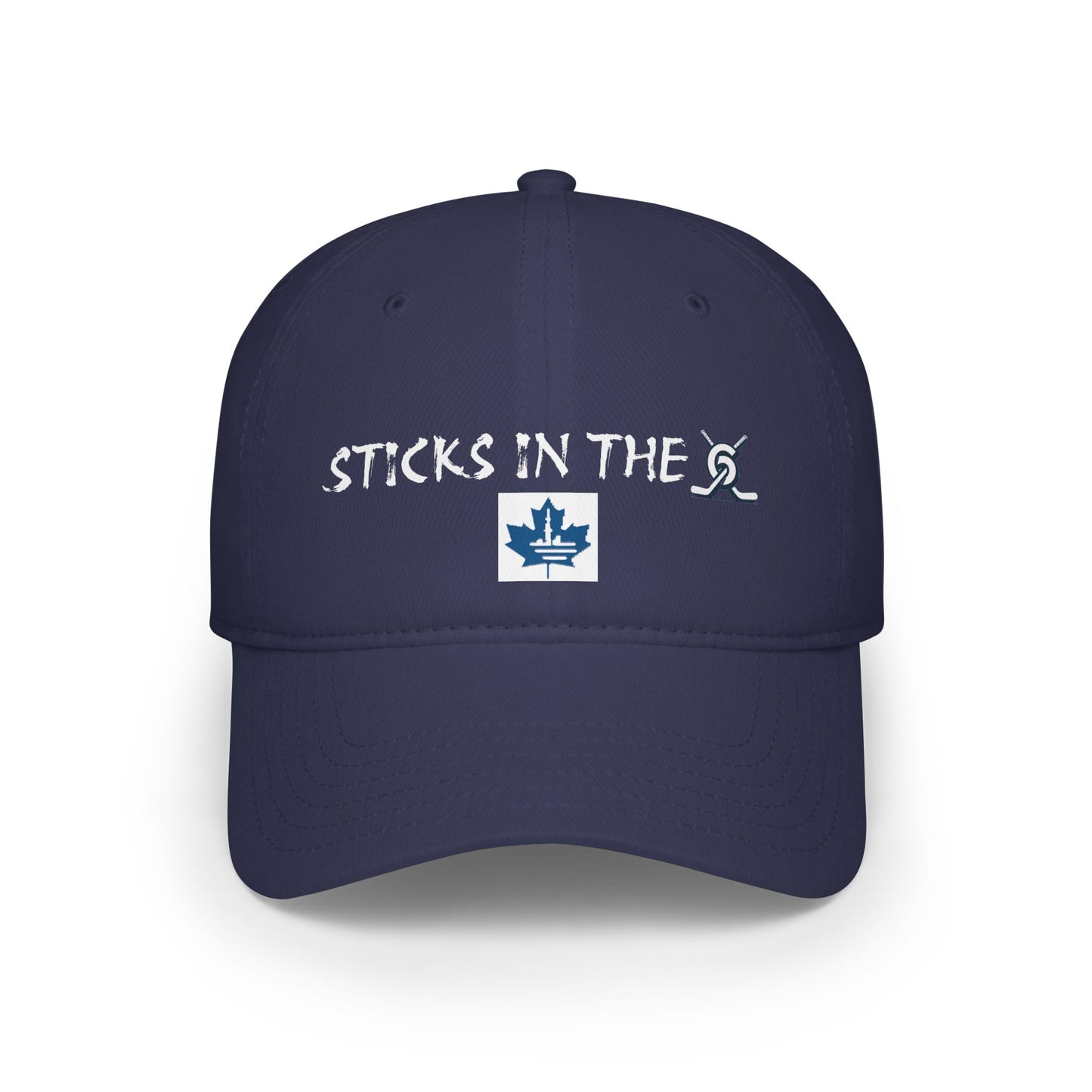 "Sticks in the 6 Blue Leaf" Low Profile Cap