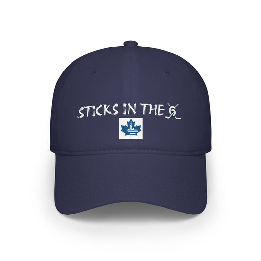 "Sticks in the 6 Blue Leaf" Low Profile Cap