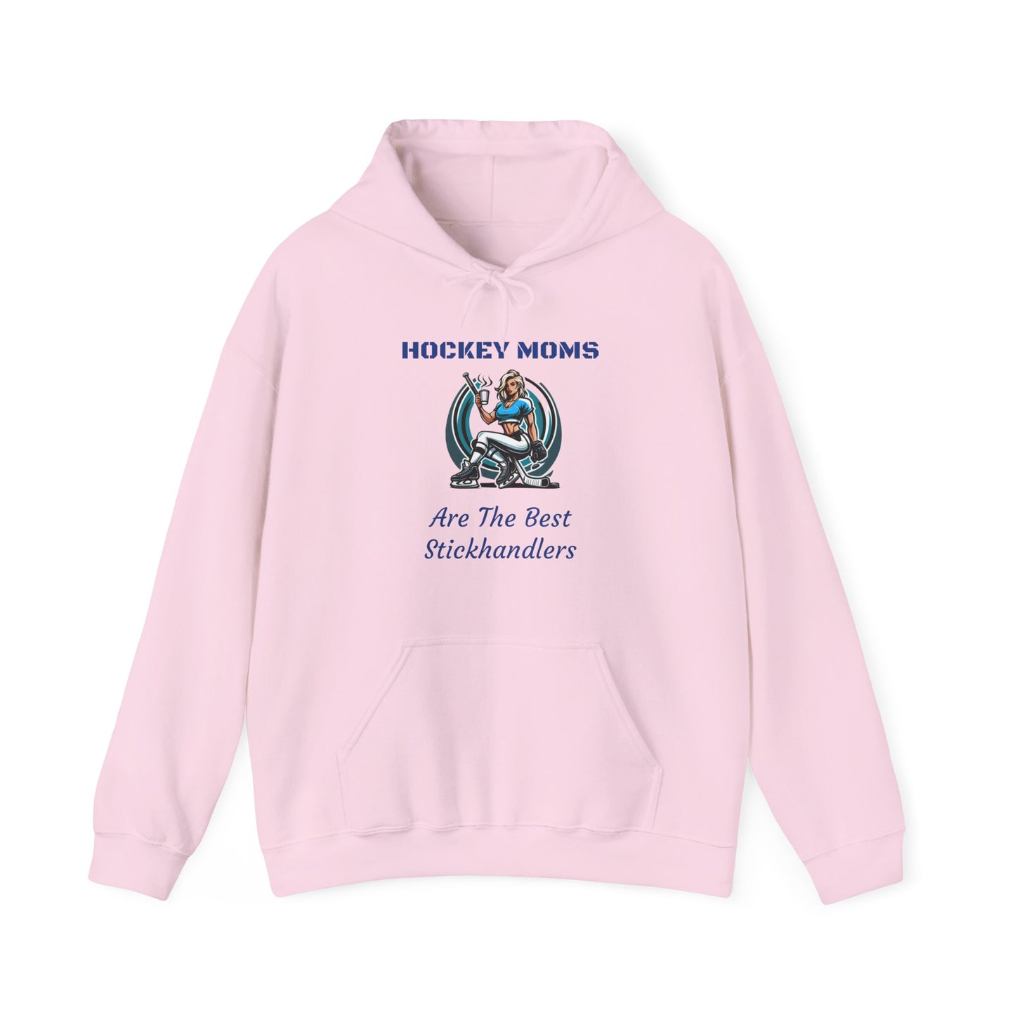 "Hockey Moms" Light Colours Hoodie