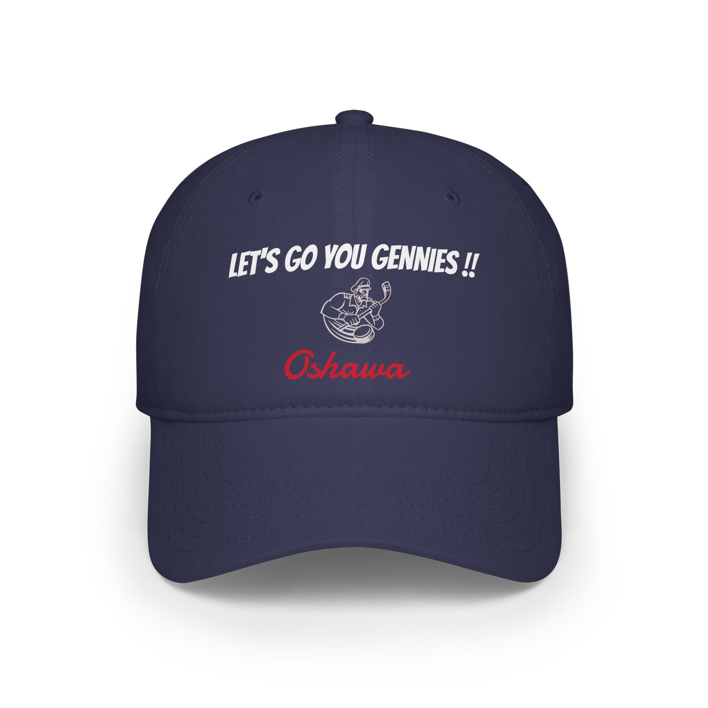 "Oshawa Gennies Throw-Back" Blue Low Profile Cap