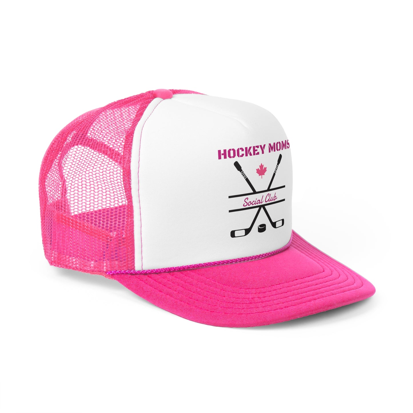 "Hockey Moms Social Club" Truckers Cap