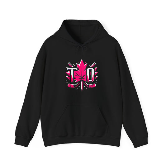 "Pink Leaf Ladies" Hockey Hoodie